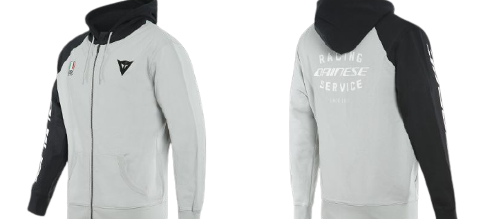 ゆったりと着れるカジュアルウェア[RACING SERVICE FULL-ZIP HOODIE]